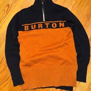 Burton women’s larosa quarter zip sweater size small